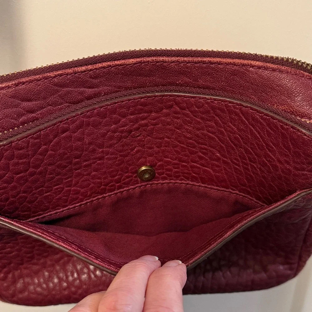 Fossil Women's Piper Toaster Maroon Crossbody Bag